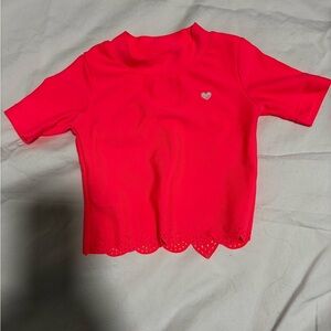 Carter's Vibrant Pink Heart Rashguard